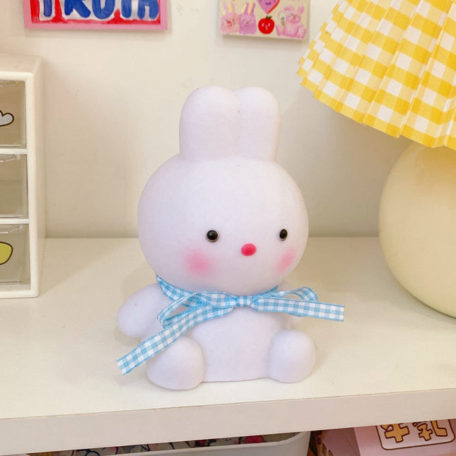 Zacht siliconen konijn nachtlampje met touch