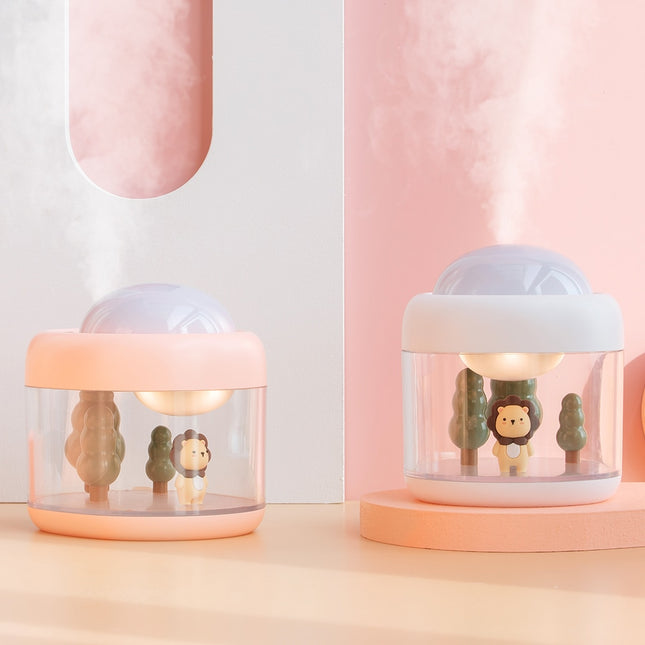 Leuke leeuw nachtlamp met sterrenprojector