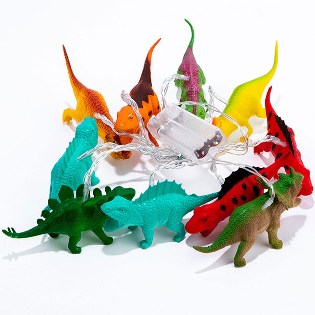 Dinosaurus lichtslinger met 10 LED lampjes