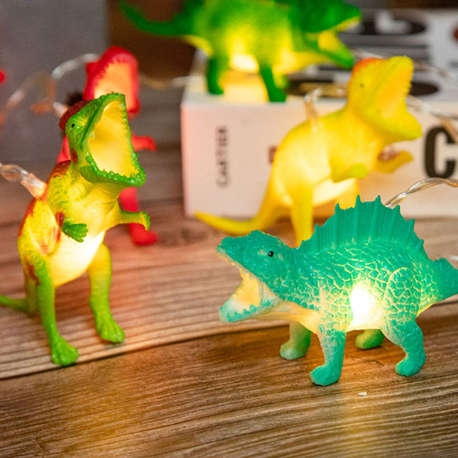 Dinosaurus lichtslinger met 10 LED lampjes