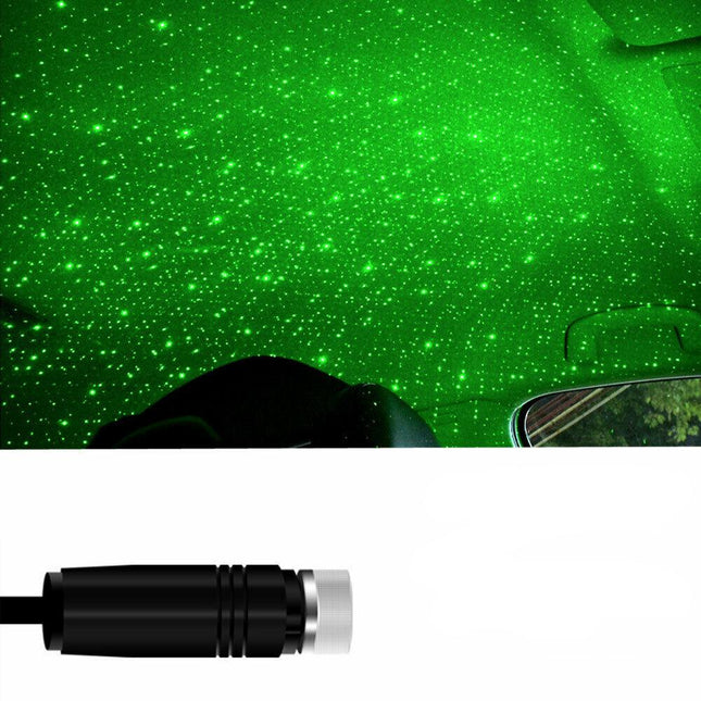 Groene sterrenhemel laserprojector voor auto