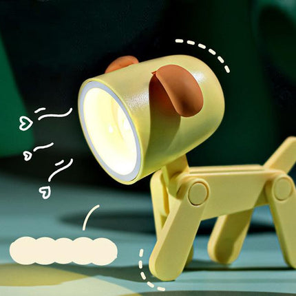 Opvouwbaar mini LED nachtlampje hond