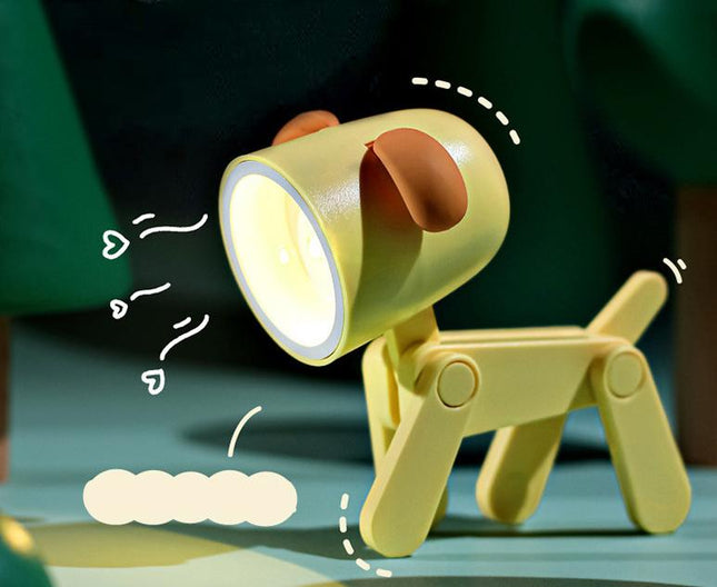 Opvouwbaar mini LED nachtlampje hond