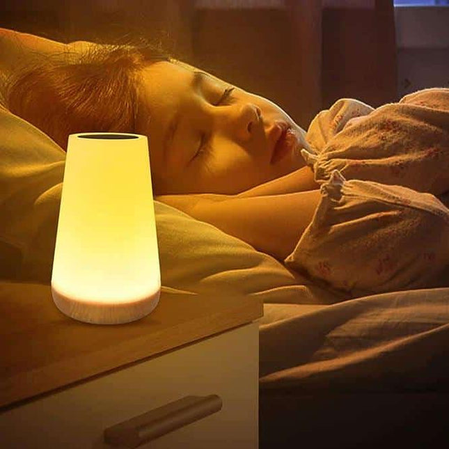 RGB nachtlampje met afstandsbediening en kleuren