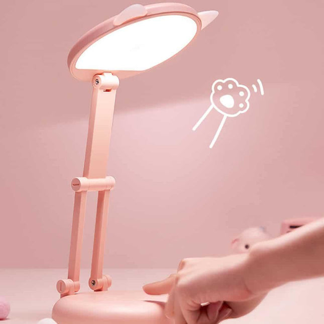 Kawaii kat bureaulamp voor de kinderkamer