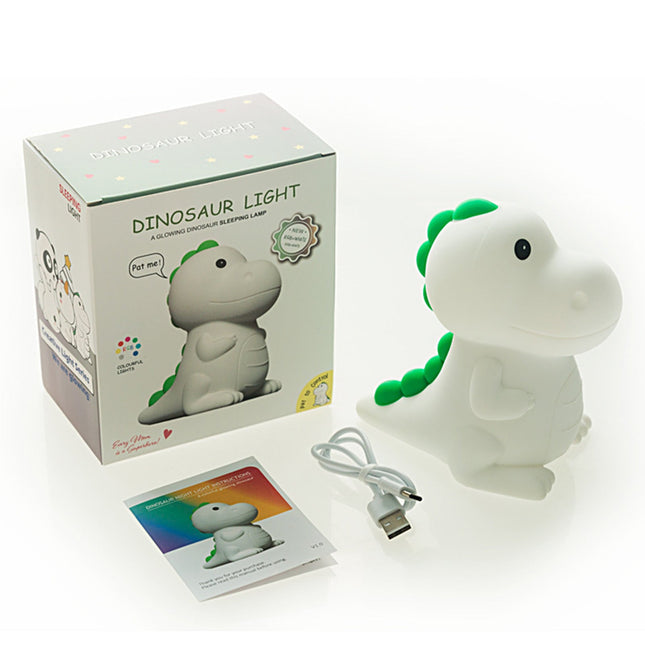 Dinosaurus nachtlampje USB met touch bediening