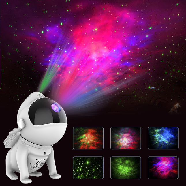Astronaut hond galaxy projector voor kinderen