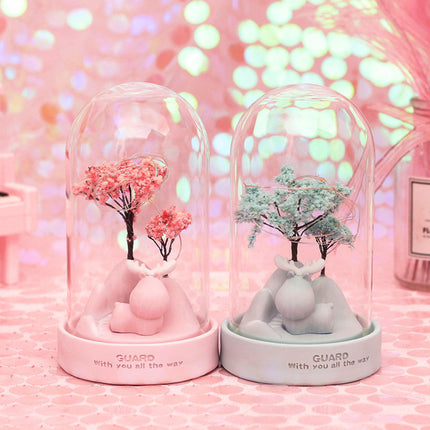 Decoratief nachtlampje met roze boom