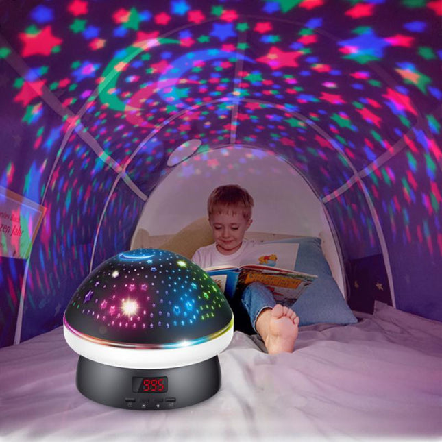 Paddenstoel nachtlamp met sterrenhemel projector