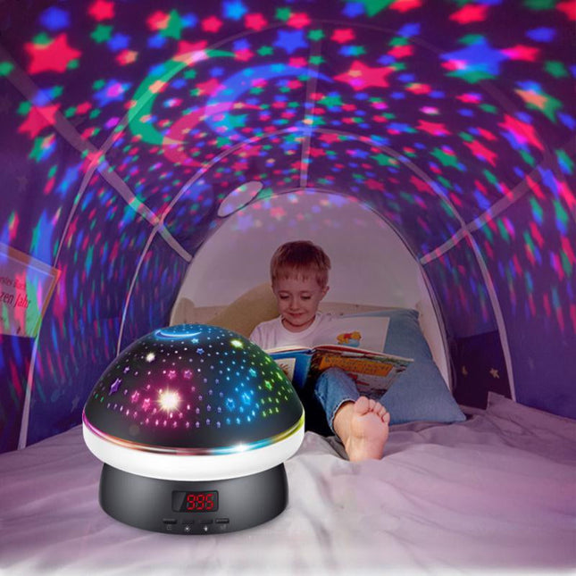 Paddenstoel nachtlamp met sterrenhemel projector
