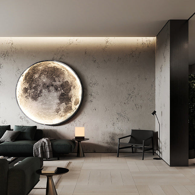 Moderne ronde maan wandlamp LED