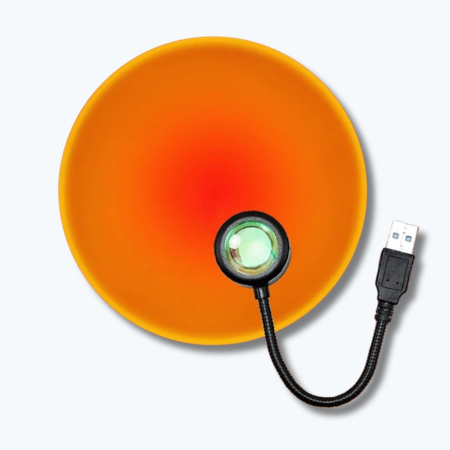 Mini USB projector zonsondergang sfeerlicht