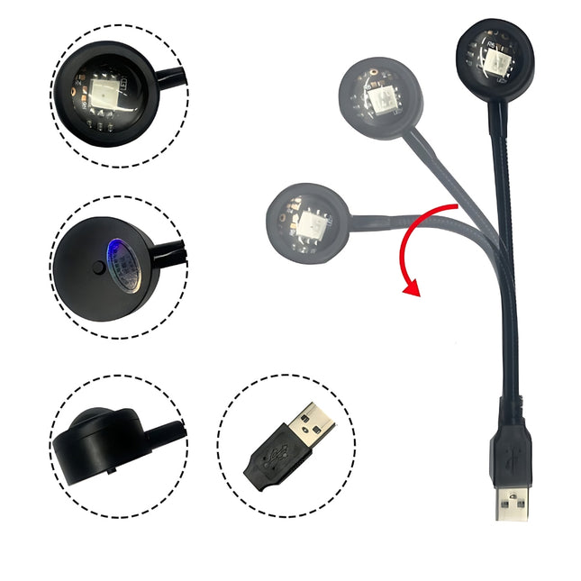 Mini USB projector zonsondergang sfeerlicht