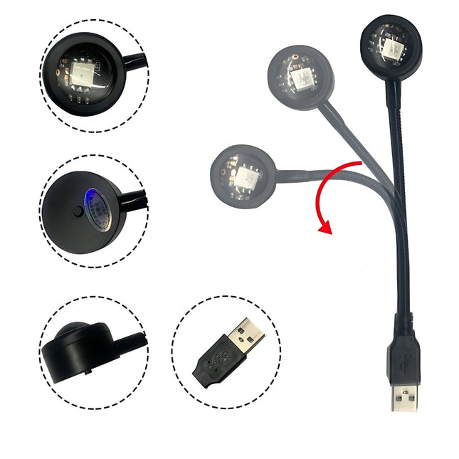 Mini USB projector zonsondergang sfeerlicht