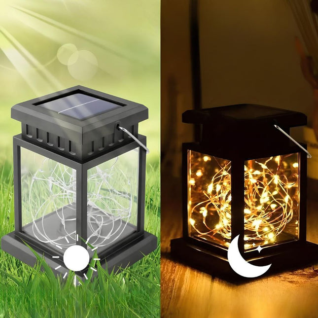 Draagbare lantaarn lamp op zonne-energie