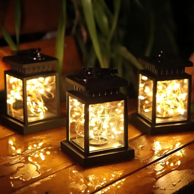 Draagbare lantaarn lamp op zonne-energie