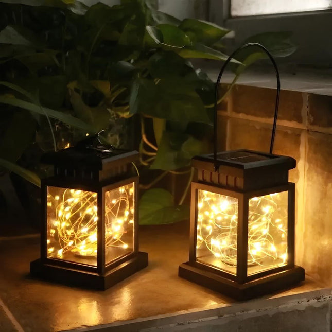 Draagbare lantaarn lamp op zonne-energie