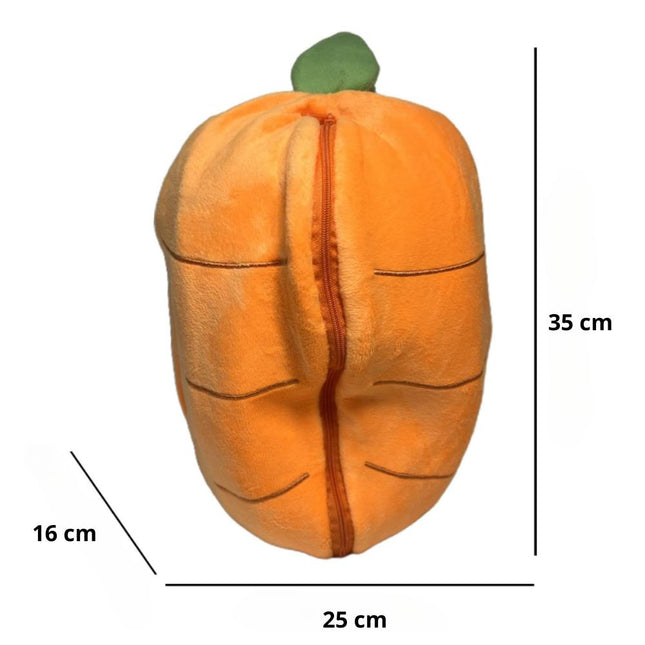 Konijn knuffel in wortel met licht