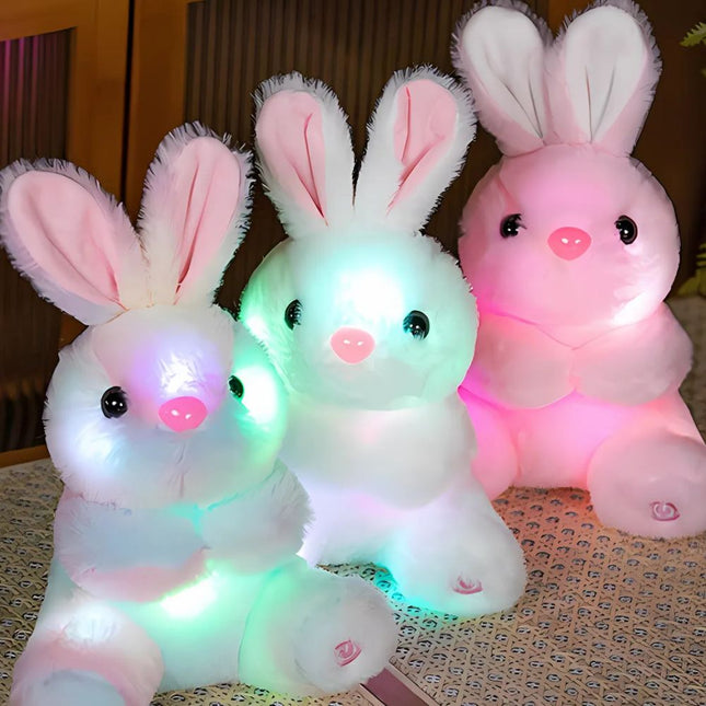 Schattig konijn knuffel nachtlampje voor kinderen