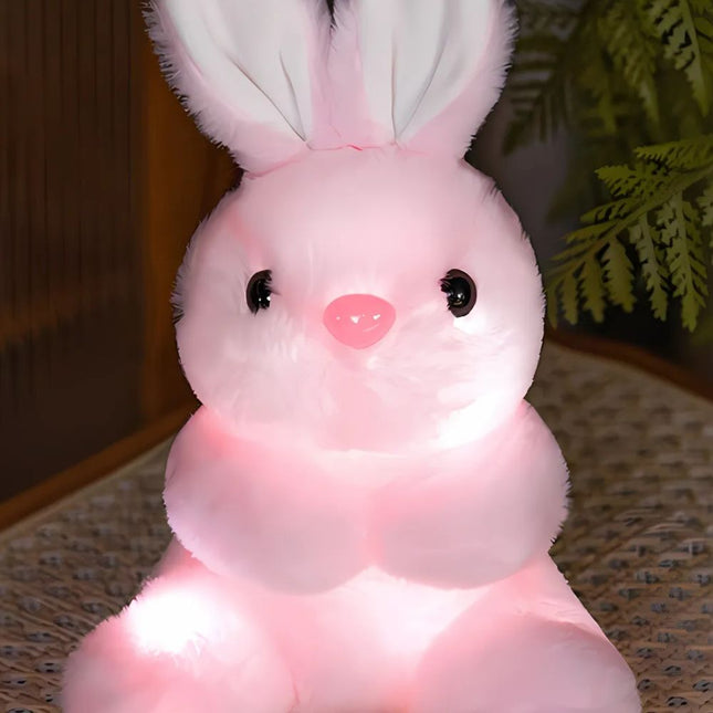 Schattig konijn knuffel nachtlampje voor kinderen