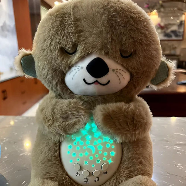 Pluche otter knuffel met nachtlampje