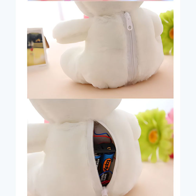 Roze lichtgevende teddybeer knuffel