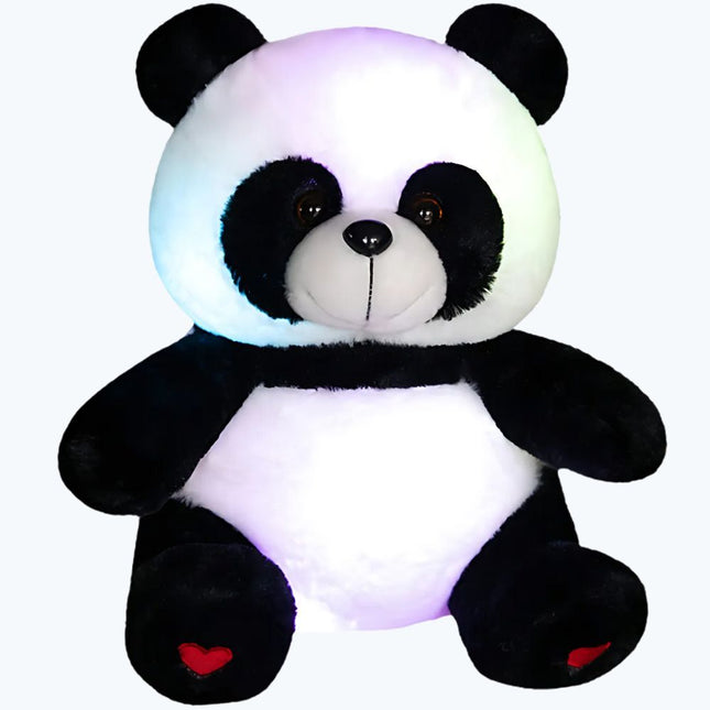 Lichtgevende panda knuffel voor de nacht