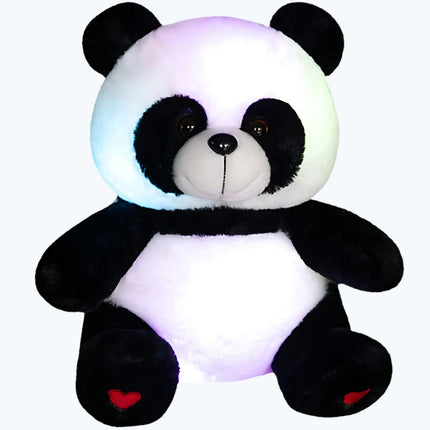 Lichtgevende panda knuffel voor de nacht