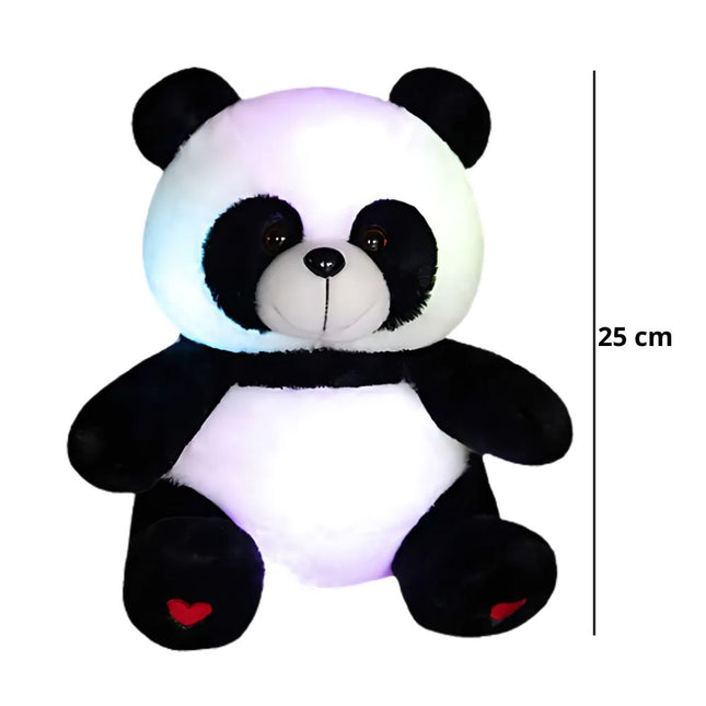 Lichtgevende panda knuffel voor de nacht