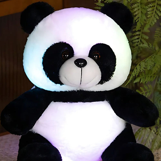 Lichtgevende panda knuffel voor de nacht