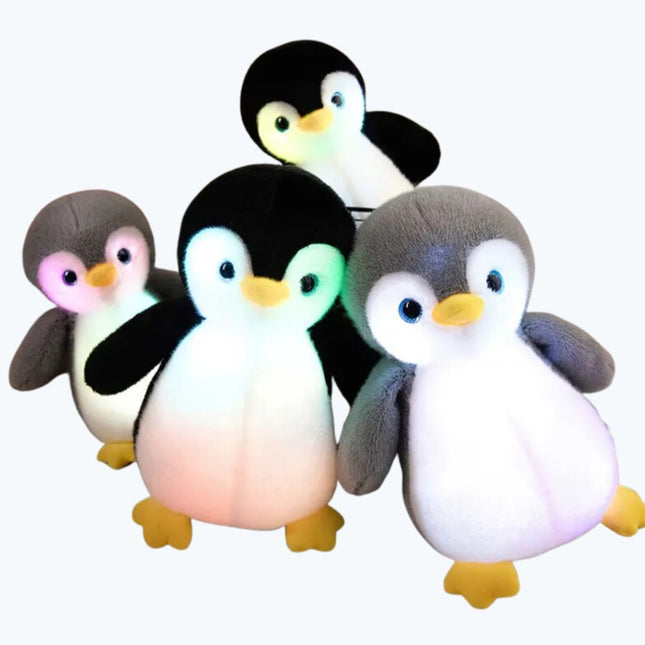 Lichtgevende pluche pinguïn knuffel