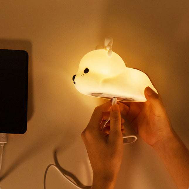 Zacht siliconen hertje nachtlamp voor baby's
