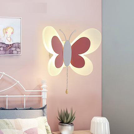 Vlinder Wandlamp voor Meisjes Kinderkamer