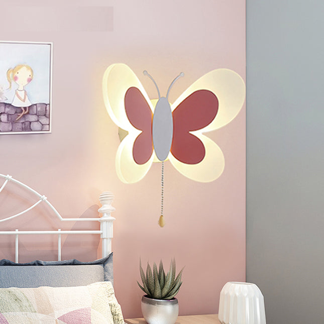 Vlinder Wandlamp voor Meisjes Kinderkamer