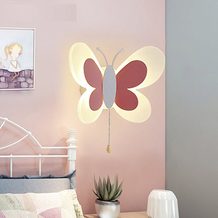 Vlinder Wandlamp voor Meisjes Kinderkamer