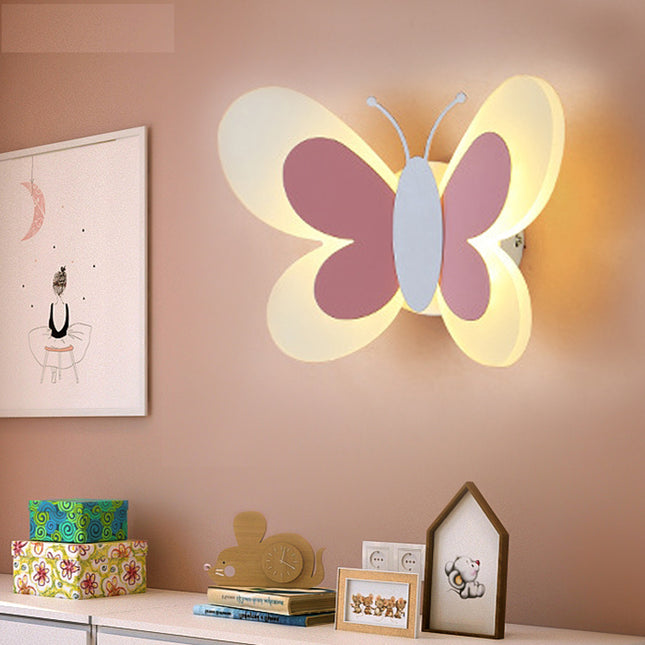 Vlinder Wandlamp voor Meisjes Kinderkamer