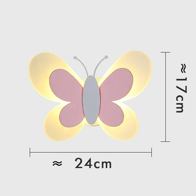 Vlinder Wandlamp voor Meisjes Kinderkamer