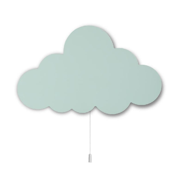 Houten wandlamp wolk voor kinderkamer