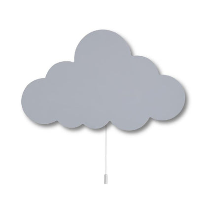 Houten wandlamp wolk voor kinderkamer