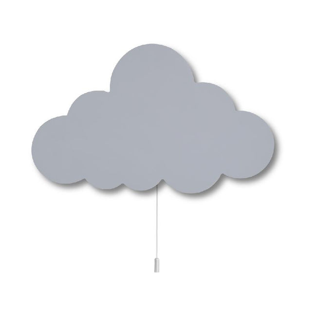 Houten wandlamp wolk voor kinderkamer
