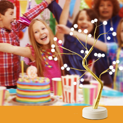 Decoratieve lichtjesboom als sfeerverlichting