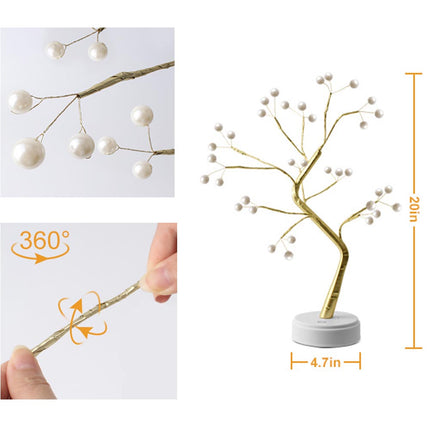 Decoratieve lichtjesboom als sfeerverlichting