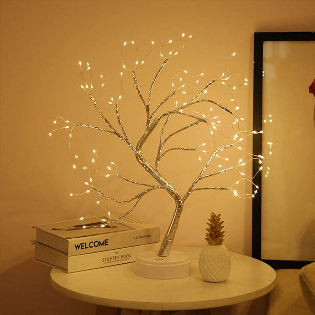 Decoratieve lichtjesboom als sfeerverlichting