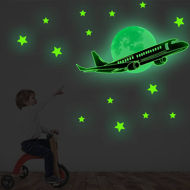 Lichtgevende muurstickers voor de kinderkamer