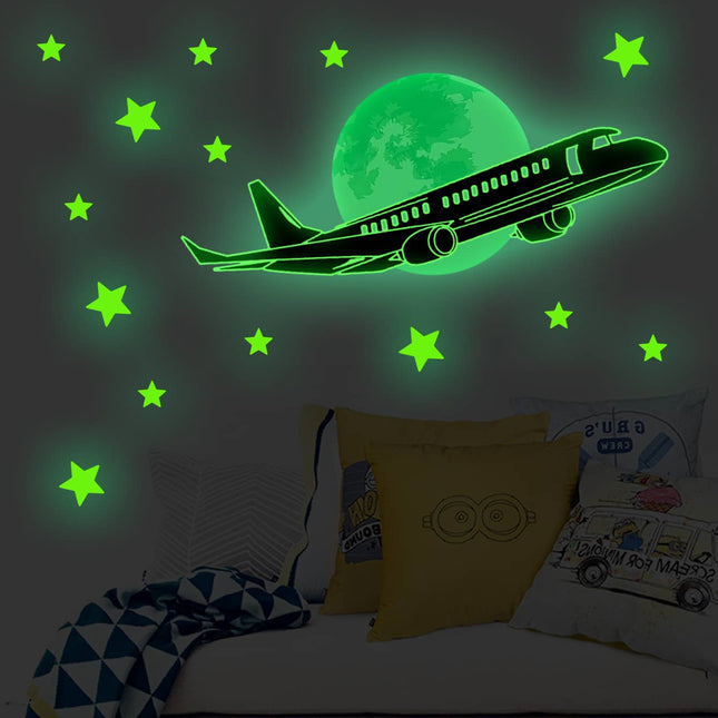 Lichtgevende muurstickers voor de kinderkamer