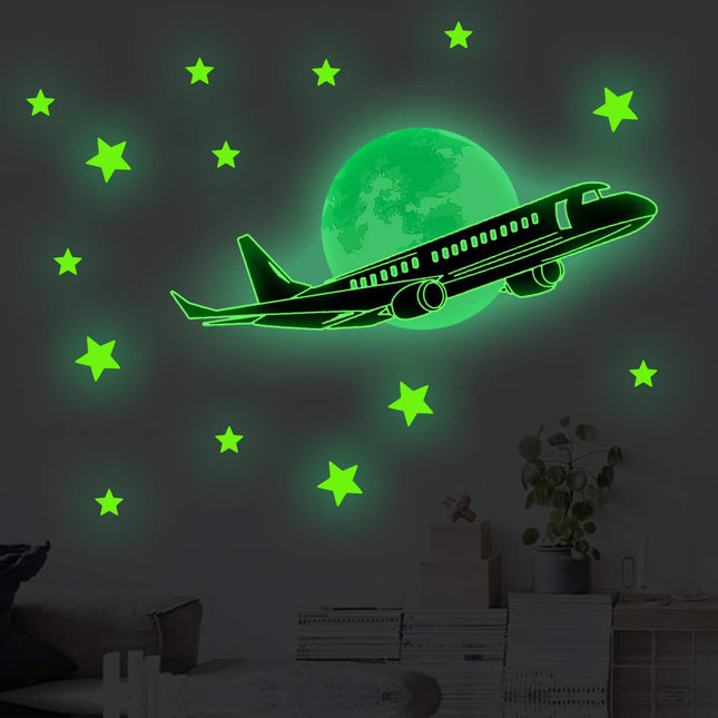 Lichtgevende muurstickers voor de kinderkamer