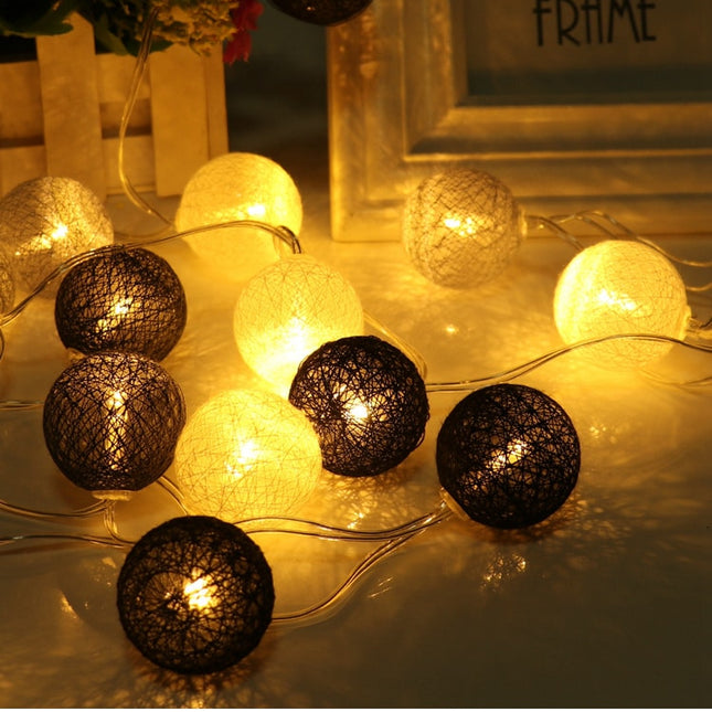 Cotton Ball LED Lichtslinger Decoratie