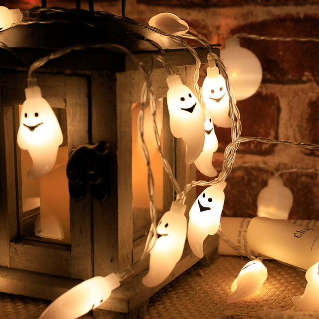 Lichtslinger met schattige LED spookjes