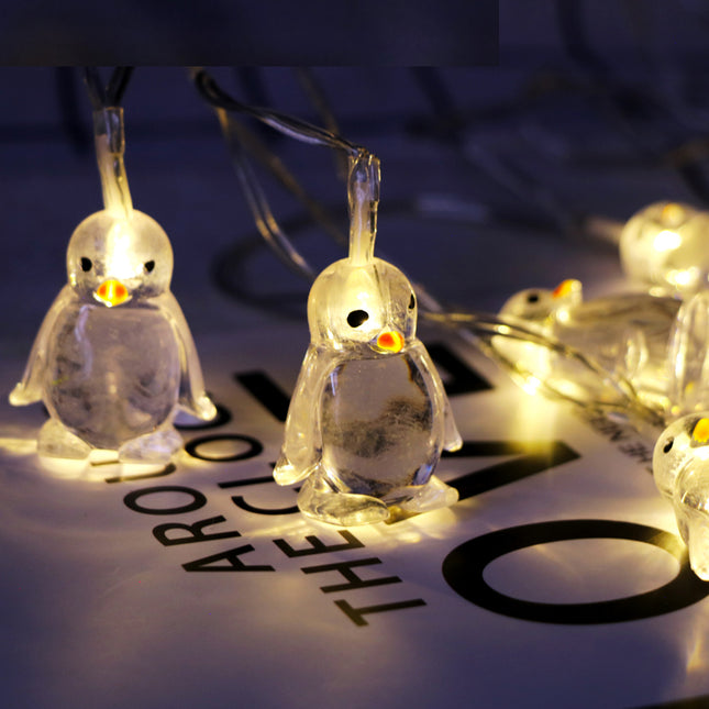 Lichtslinger met schattige pinguïns LED