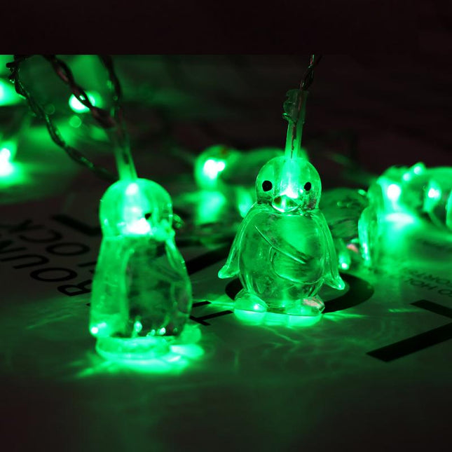 Lichtslinger met schattige pinguïns LED